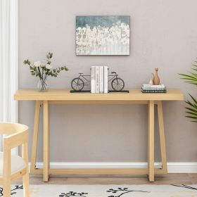 59.84'' Console Table, Stylish Rectangular Entryway Table, Out Console Table for Patio, Sturdy Construction Hall Table, Sofa Table for Hallway
